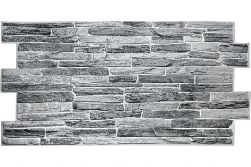 ПВХ панель TP10019929 Сланец темный серый