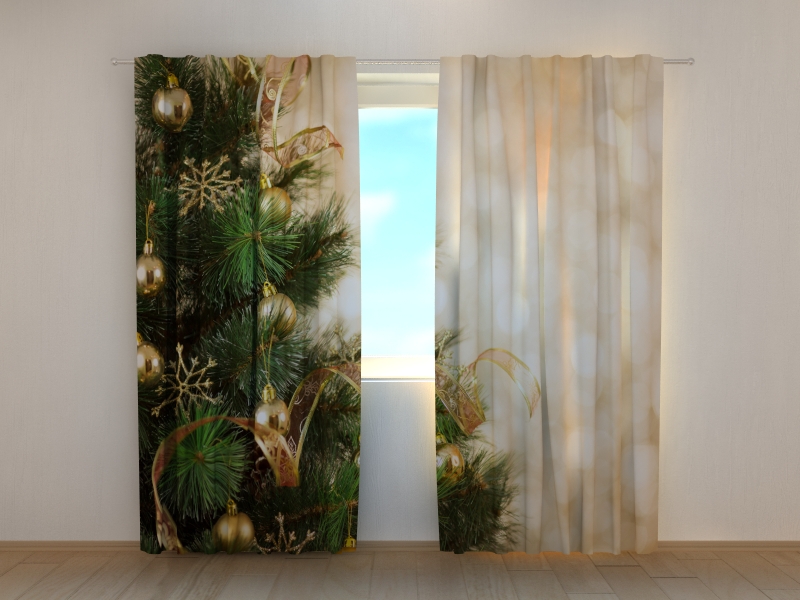 Užuolaidos Kalėdinis auksas