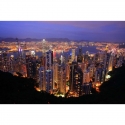 Vaizdas į Honkongą nuo kalno