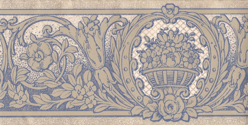 587111 Decorative wallpaper border