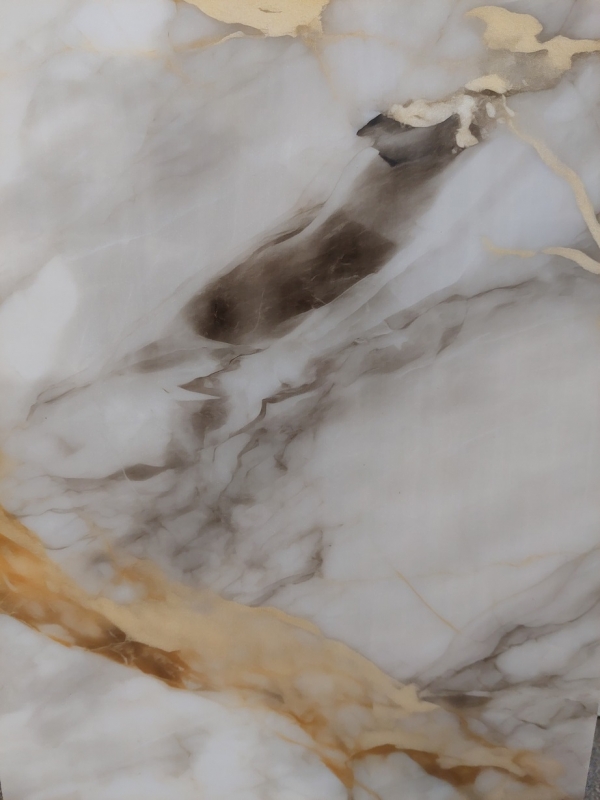 ПВХ наклейка - мрамор золотой 