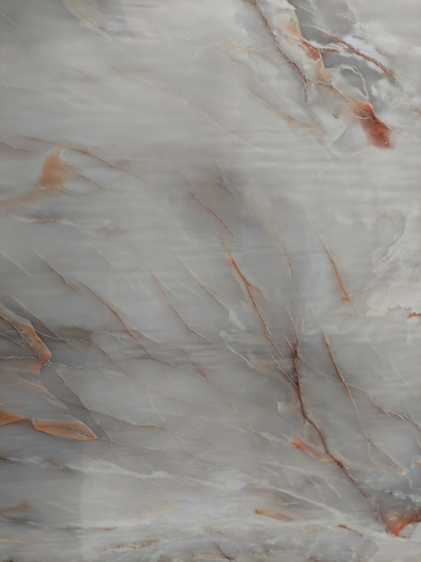 Lipnūs tapetai - marmuras pilkai ruda